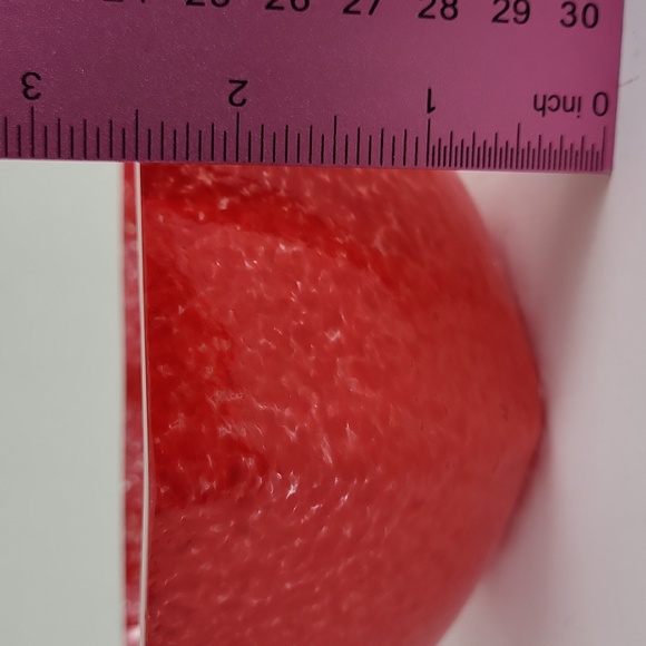 Mats Jonasson Swedish Textured Art Glass Red Heart Bowl Candy Dish - Picture 5 of 8